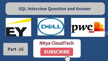 SQL Interview Question and Answer asked in Big4 - EY || PWC #sql #sqlserver #database