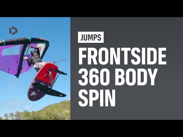 JUMPS – Frontside 360 body spin – Duotone Wing Academy - YouTube
