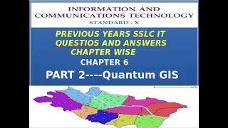 QGIS SOFTWARE- CHAPTER 6-PREVIOUS YEAR SSLC  IT EXAM QUESTIONS AND ANSWERS