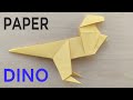 Easy origami dinosaur trex