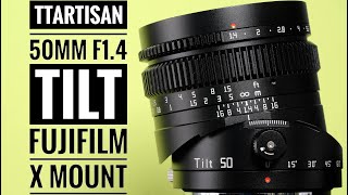 TTArtisan 50mm f1.4 Tilt Lens Fujifilm X Mount