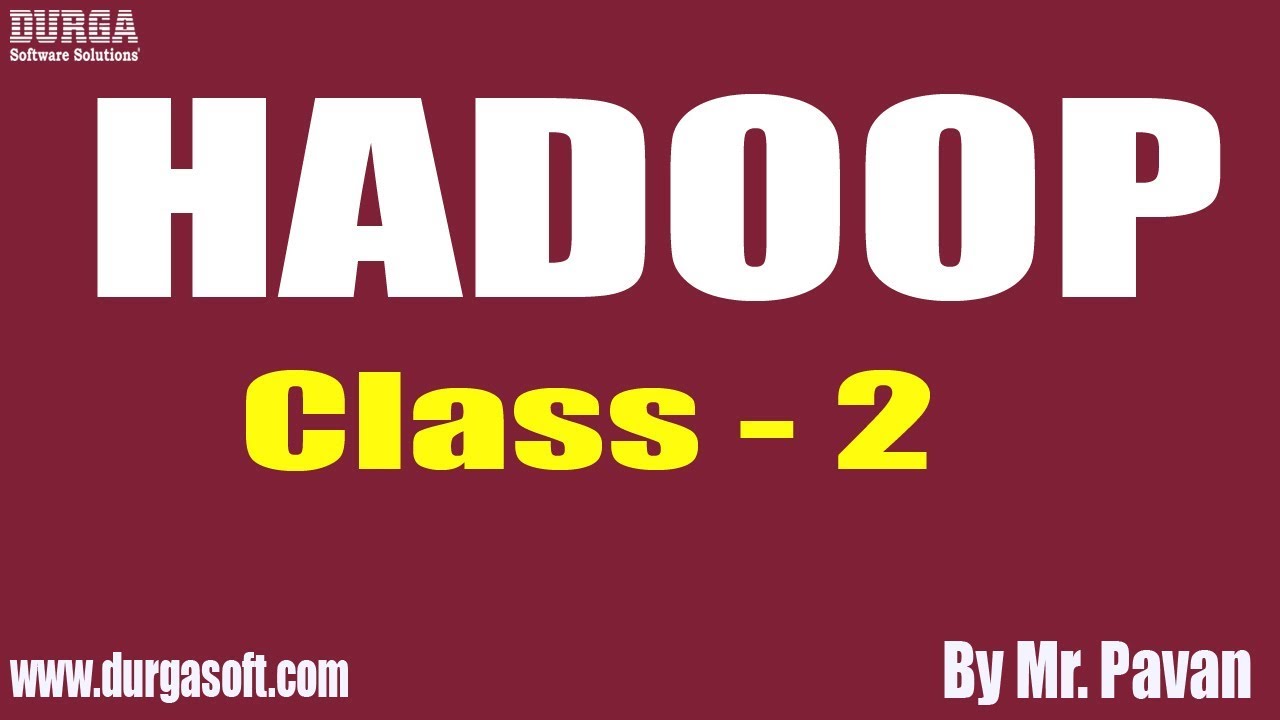 big data training in kochi HADOOP Online Training || Class - 2 || by Pavan