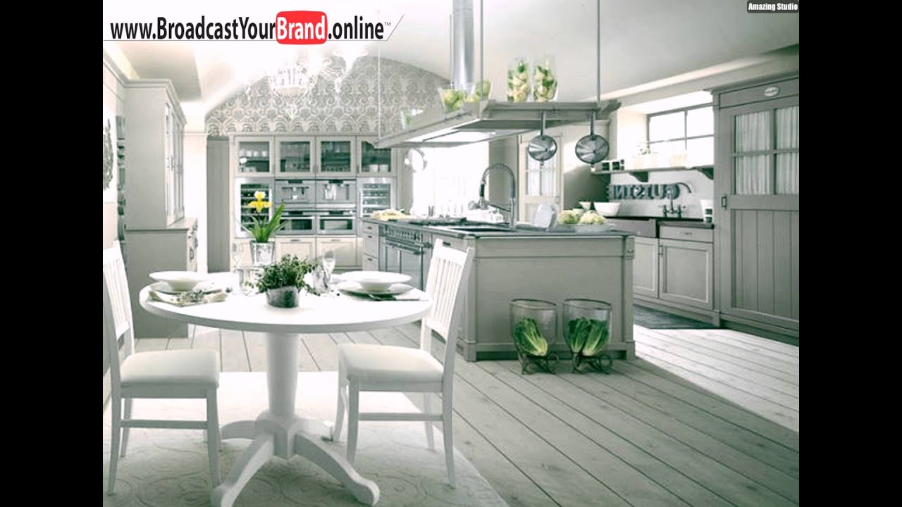 Wohnideen küche landhaus stil weià französisch romantisch youtube