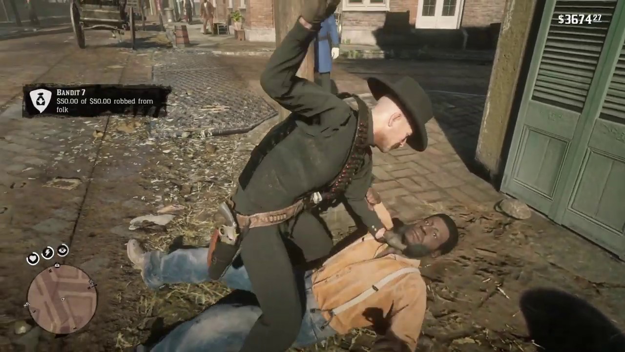 Red Dead Redemption 2 -  Bandit 7 with a single "robbery"