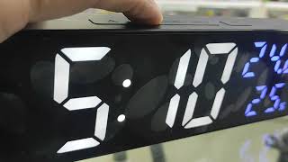 Настройка будильника в электронных часах DS3818L