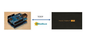 ARDUINO MODBUS TCP/IP FACTORY IO SCENE 1&2
