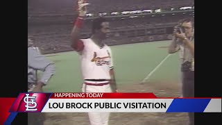Remembering Lou Brock: Public visitation tonight