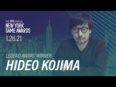 NYVGCC Legend Award Tribute to Hideo Kojima with Reggie Fils-Aimé and Harold Goldberg.