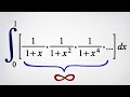 Определенный интеграл от бесконечного произведения дробей