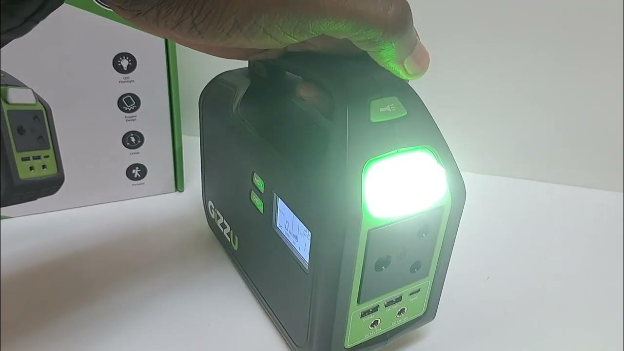 Gizzu 155Wh Portable Power Station 150W YouTube