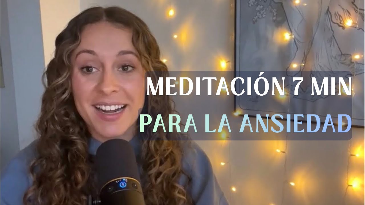 Meditación para la ANSIEDAD o emociones desagradables | Regulación somática (7 min)