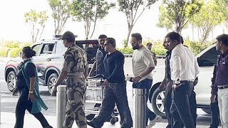 Salman Khan Makes First Public Appearance Since Galaxy Apt Firing, Leaves Mumbai Amid Tight Security