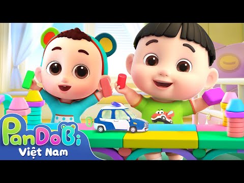 Cây cầu Luân Đôn xếp hình | Những kỹ sư xây cầu | Nhạc thiếu nhi vui nhộn | Super Pandobi