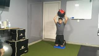 Throwing: Tall-Kneeling Overhead Throw