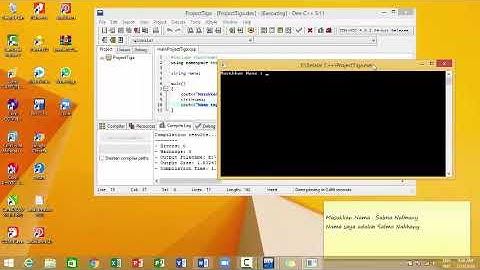 Input Output dalam Bahasa C++