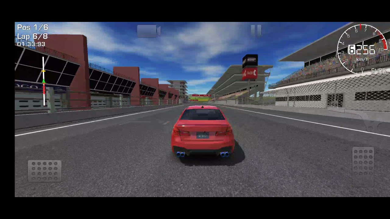 8 Кругов гонок на BMW в игре Redline: Sport - Car Racing! Обогнал машины на 1 Круг и занял 1 Место!