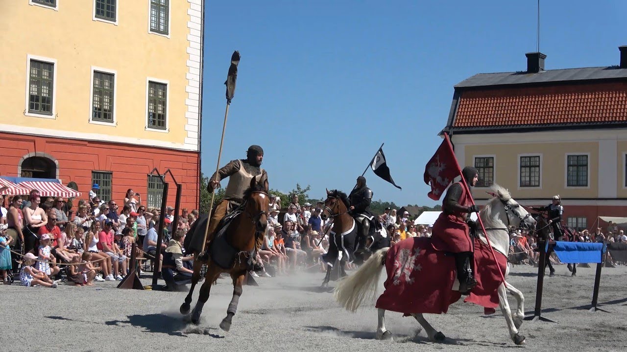 Tornerspel på Engsö medeltidsdagar (8 juni 2019) - YouTube