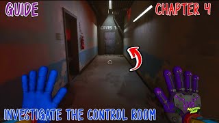 Poppy Playtime Chapter 4 Investigate the control Room 