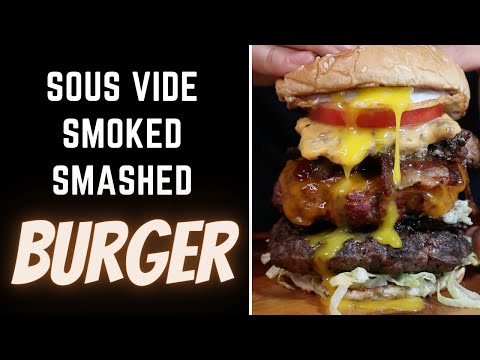 Sous Vide x Smoked x Smash BURGER #shorts