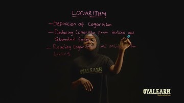 SS1 |Logarithm | Introduction to logarithm | Week 4