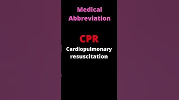 Medical abbreviation for medical coding #medicalcoding#shorts#CPR