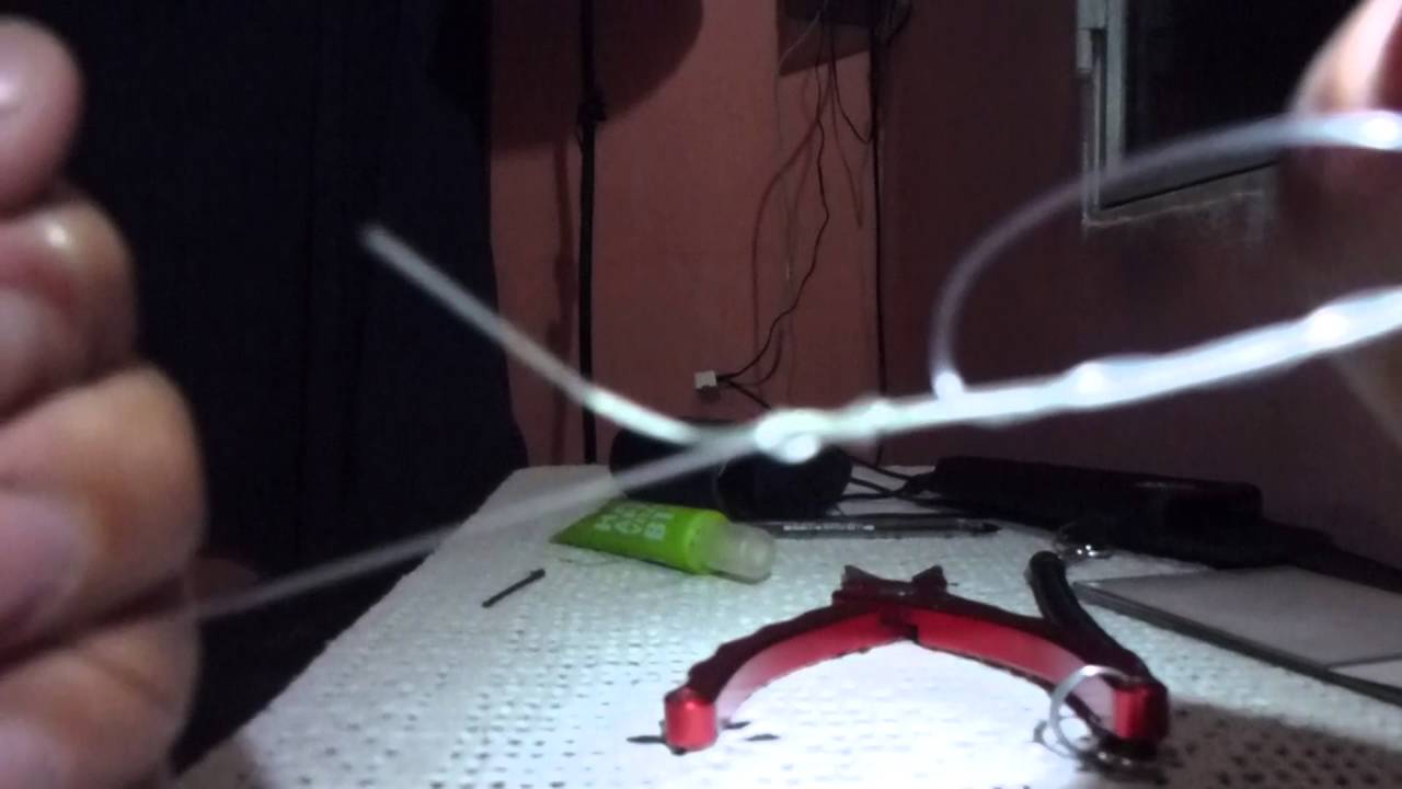 Nudo para unir el Leader de Fluorocarbon al Acero, nudo del 8.