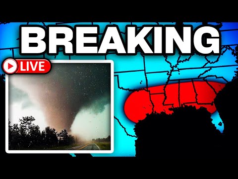 🔴NOW: Tornado On The Ground In Mississippi! With LIVE Storm Chasers