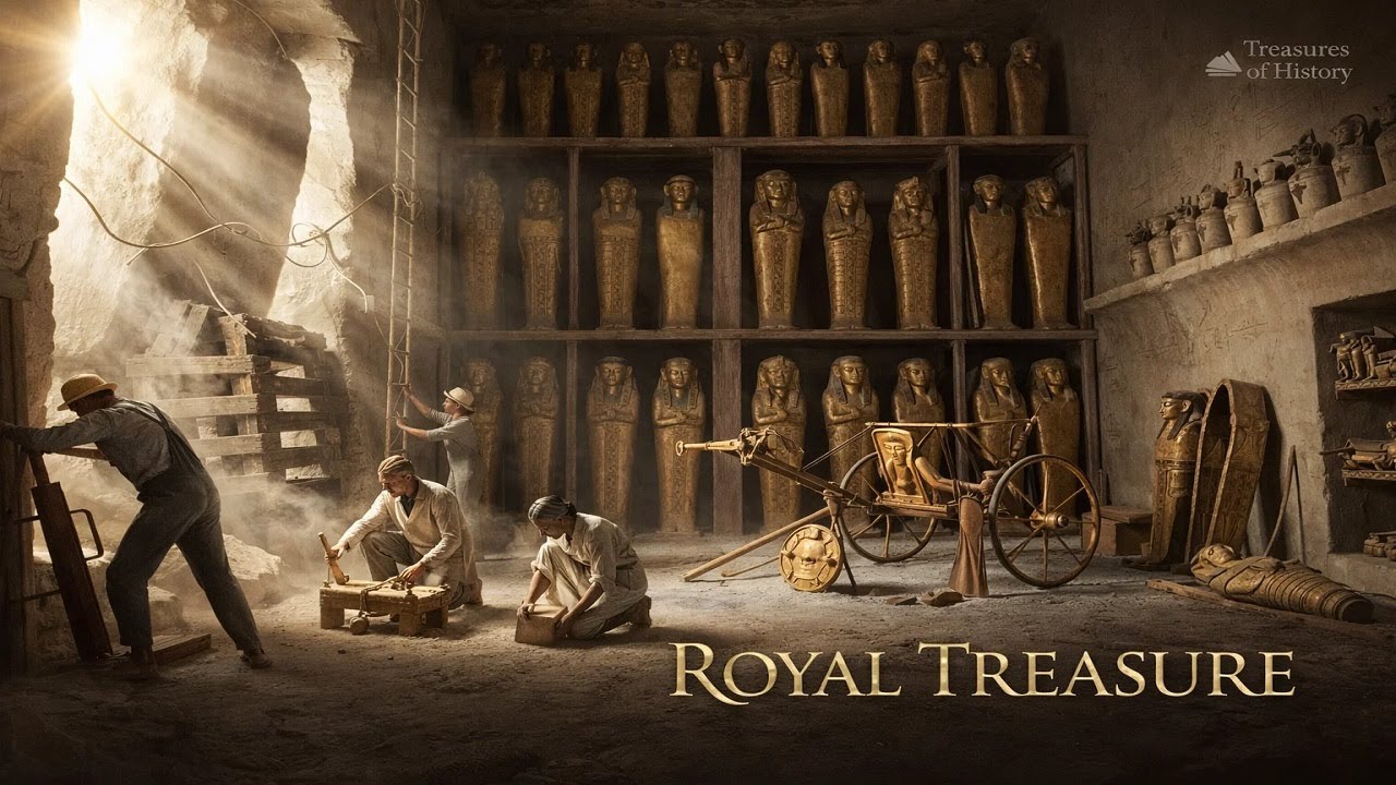 Спустя три тысячи лет наконец-то были раскрыты скрытые царские сокровища Древнего Египта.