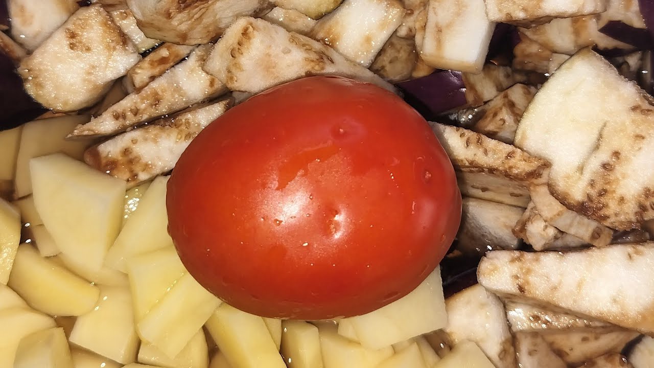 Aaj banaenge Ham live mein aalu baingan ki sabji