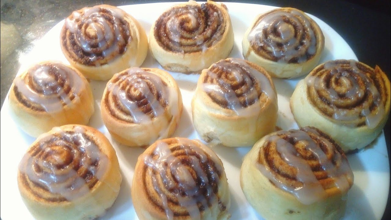 LOS AUTÉNTICOS CINNAMÓN ROLLS  Ó  ROLLITOS DE CANELA EN MAMBO ,MUY FÁCILES Y DELICIOSOS