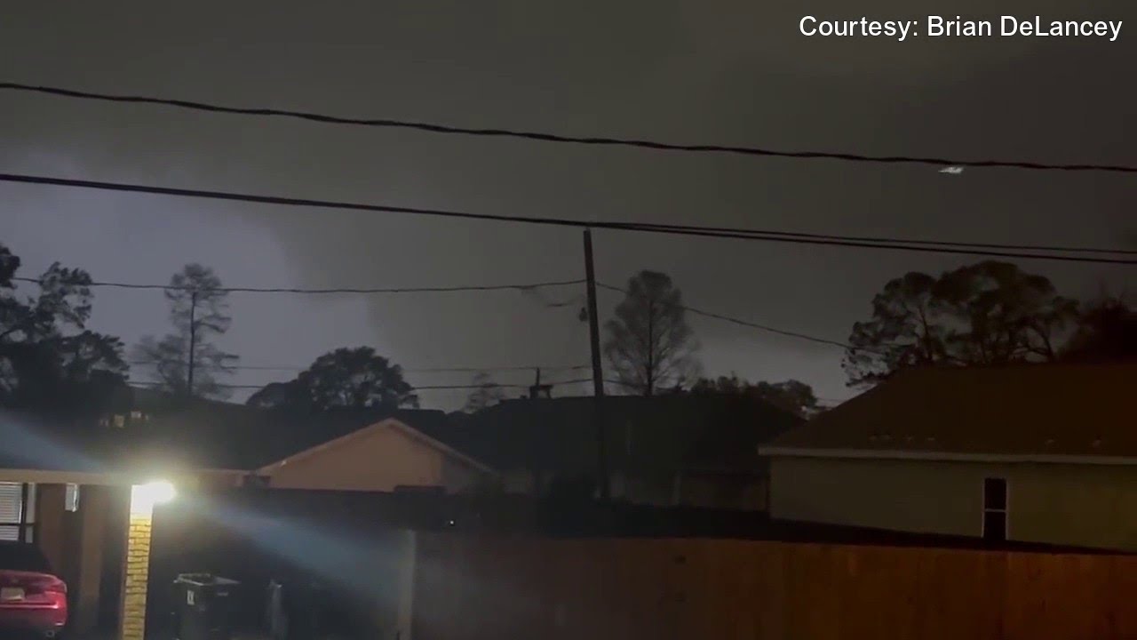 Another large tornado has struck Arabi and the Lower 9th Ward