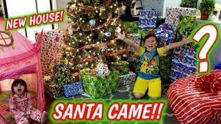 SANTA BROUGHT THE BEST CHRISTMAS PRESENTS! ARI GOT A NEW HOUSE AND HUGE MYSTERY SUPRISE GIFT!!