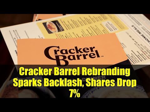 Cracker Barrel Rebranding Sparks Backlash, Shares Drop 7%
