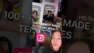 Best video ideas with ready-made templates on trending audios here 📲Reels Templates App (AppStore)