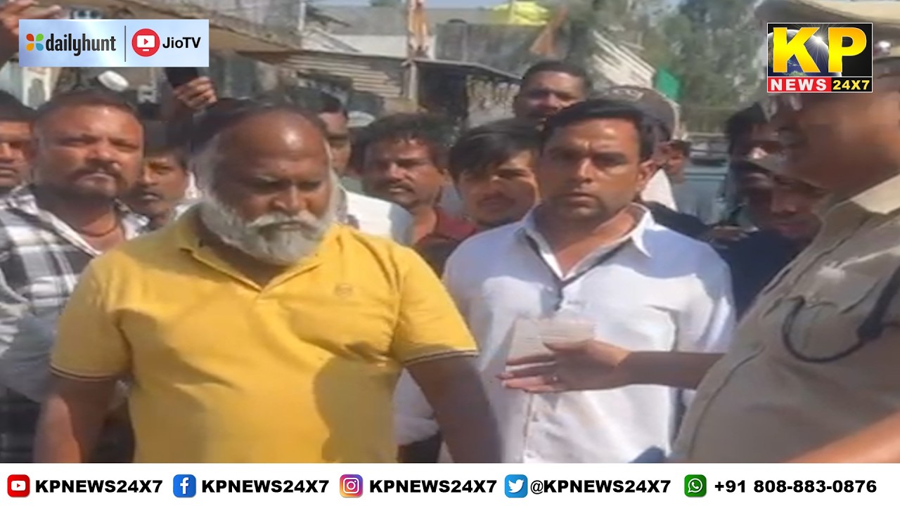 Telangana News l Tension erupts in Ward 34 of Sangareddy.