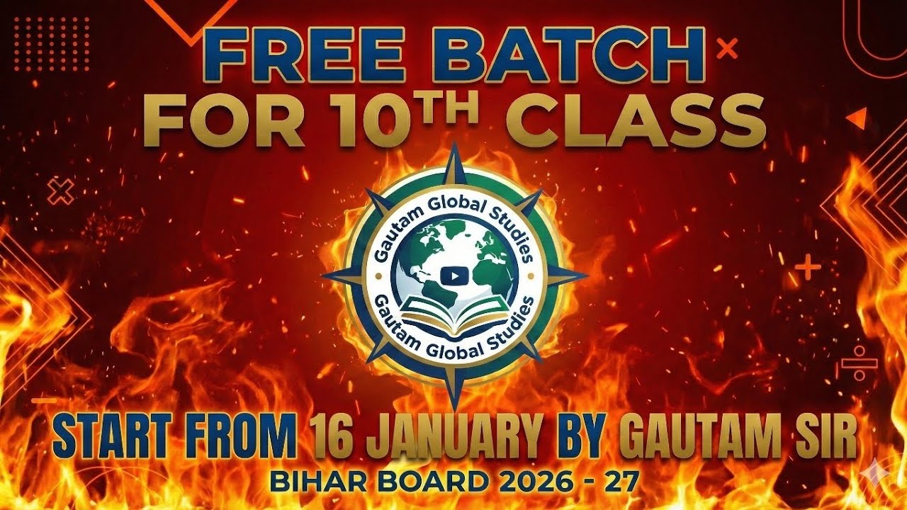 Free Batch For Class 10th || Bihar Board 2026 - 27 - YouTube
