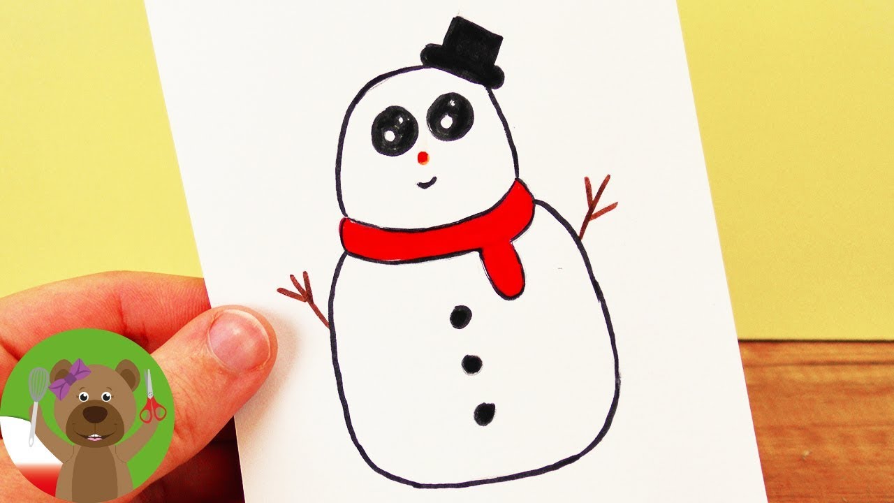 Rysowanie I Malowanie Uroczy Balwanek W Stylu Kawaii Kartka Rysowanie I Malowanie Uroczy Balwanek W Stylu Kawaii Kartka