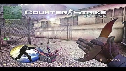 Counter strike source "★Falchion Knife" from CS:GO