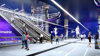 Así será la nueva estación de metro Santiago Bernabéu #mundotv