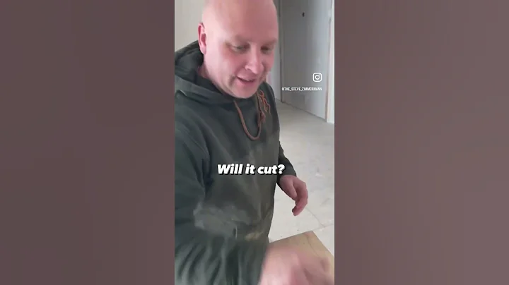 We test out cut proof gloves. Yep, I was a bit nervous! #ppe #protectyourhands #becareful.