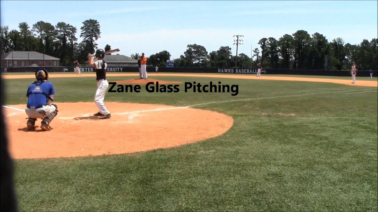 Zane Glass at Shorter University Baseball Showcase 73013 YouTube
