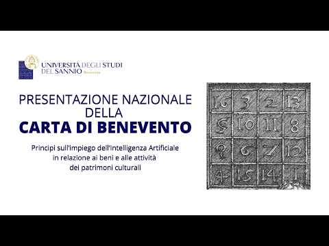 Video PRESENTAZIONE NAZIONALEDELLACARTA DI BENEVENTO