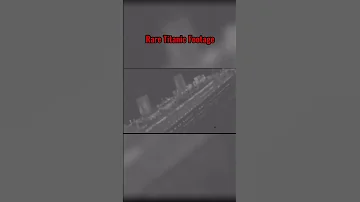 Real Titanic Sinking Footage #shorts