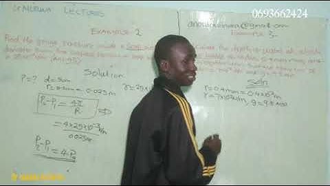 Surface tension part 5,example solved questions