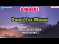 Donci for mama  ambon   karaoke no vocal keyboard live style