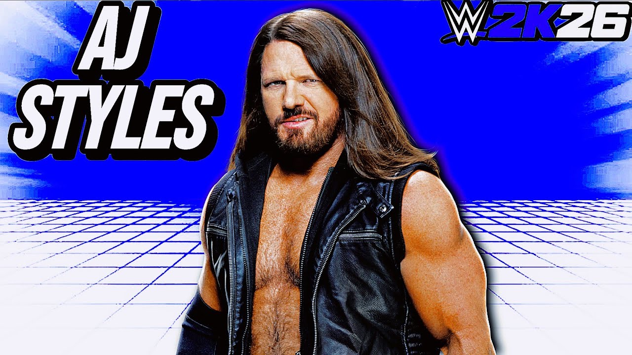 WWE 2K26 - AJ Styles Signatures and Finishers - YouTube