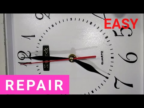 Wall Clock Stops Working , How To Fix / Repair It nano_Tech