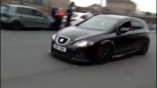 Seat Leon Cupra pop & bangs