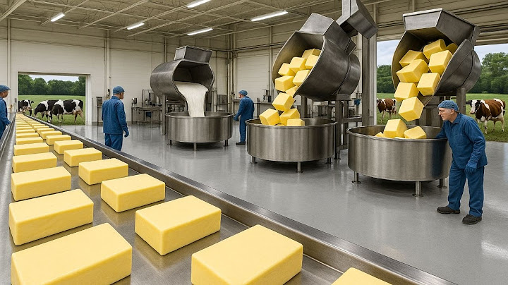 CÓMO se HACE la MANTEQUILLA en FÁBRICAS GIGANTES 🧈 | Proceso que Produce MILLONES🔥