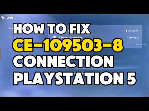 How to fix PS5 Error CE-109503-8 An error occurred when